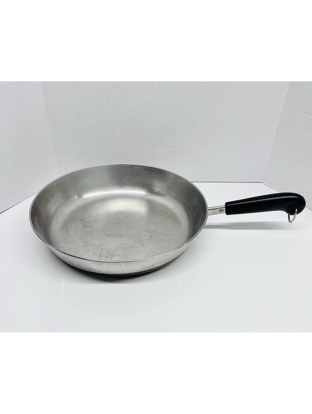 Revere Ware 12” Copper Clad Bottom Skillet Frying Fry Pan No Lid
